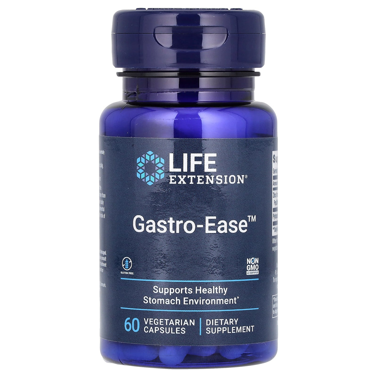 Life Extension Gastro-Ease ingredienser lista