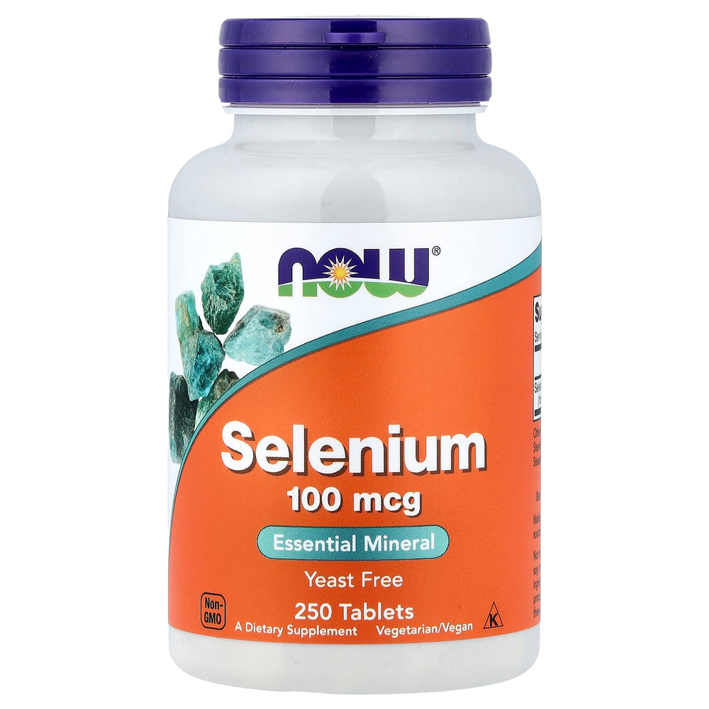 NOW Foods Selenium förpackning öppen
