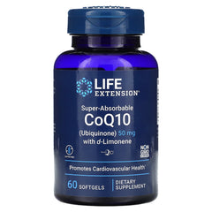 Life Extension Super-Absorbable CoQ10 baksida