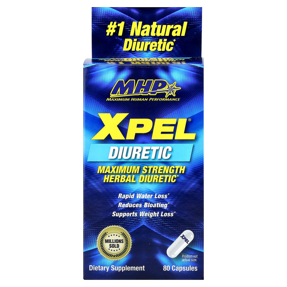 MHP Xpel Diuretic baksida näringsfakta