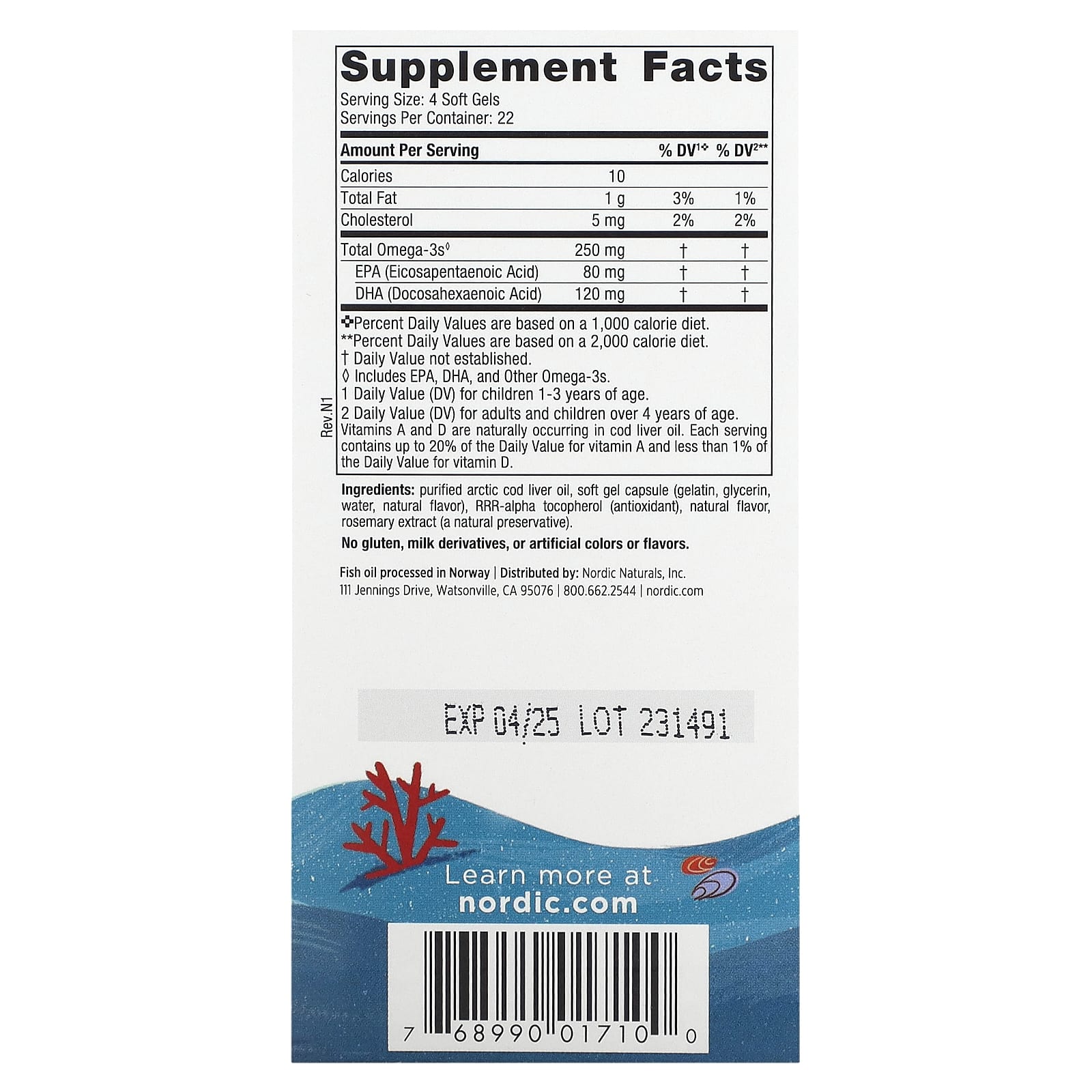 Nordic Naturals - Lasten DHA