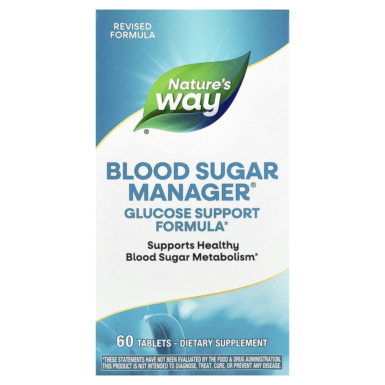 Blood Sugar Manager – 60 tabletter framsida
