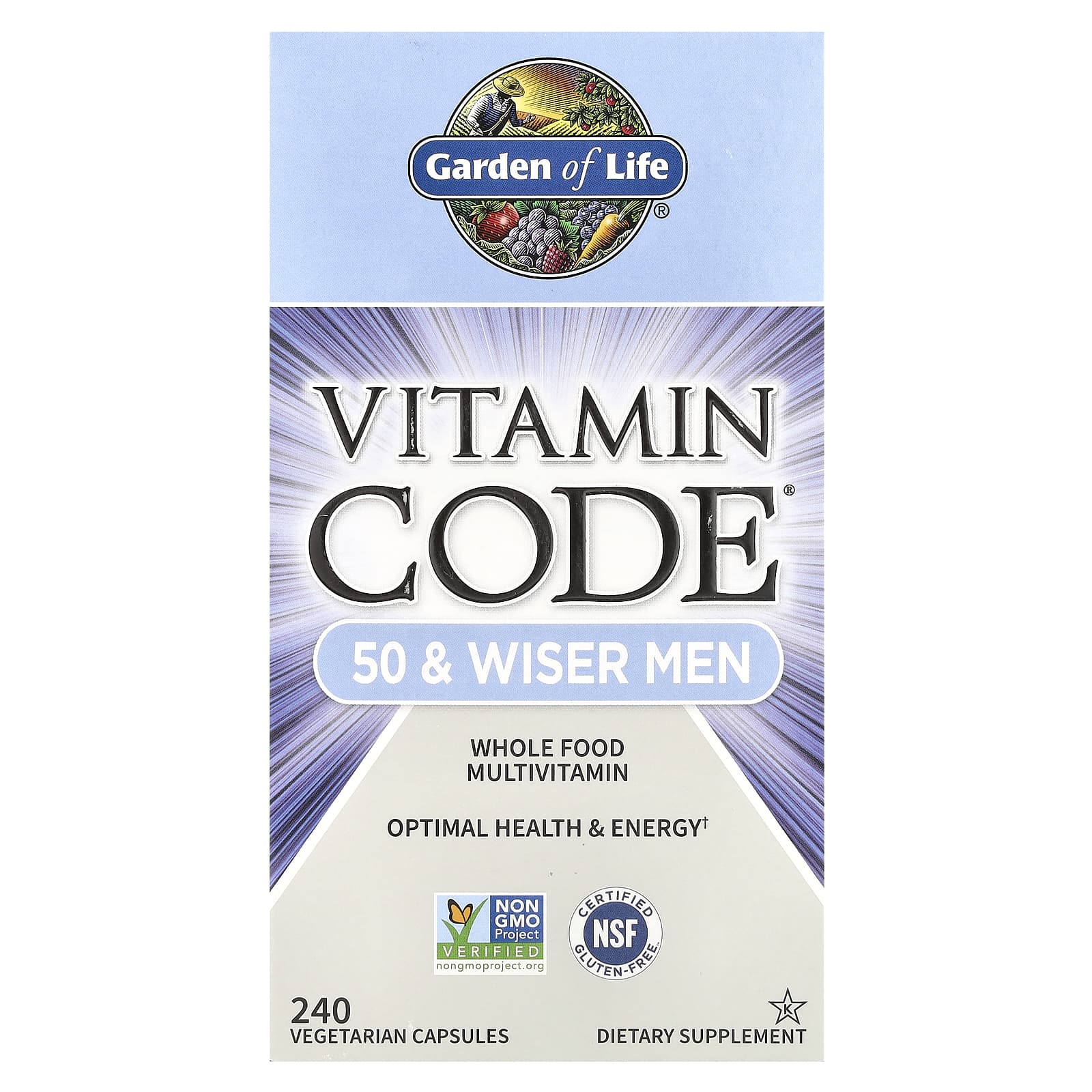 Garden Of Life - Vitamin Code 50 & Wiser Men