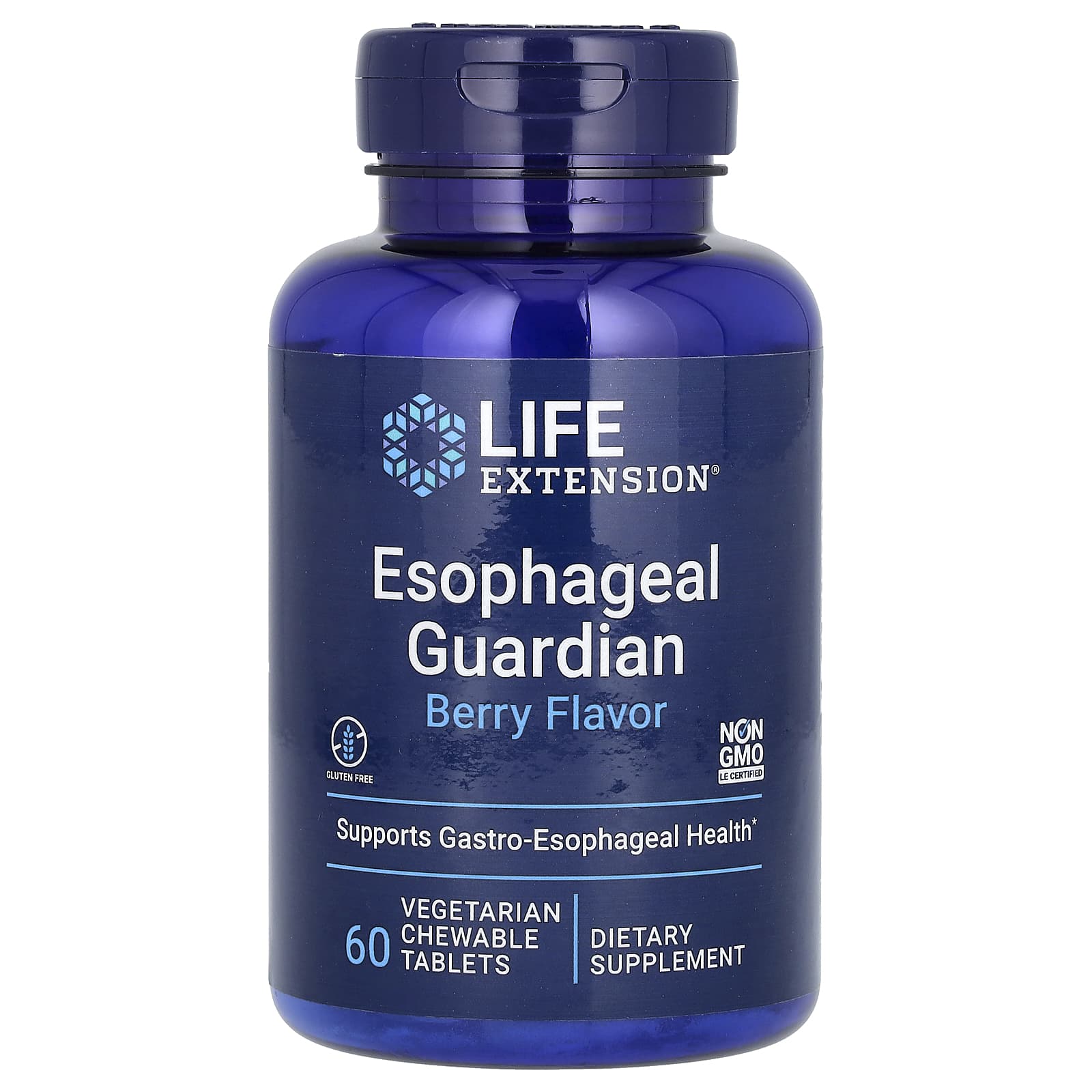 Life Extension - Esophageal Guardian Bærsmag - 60 Tabletter