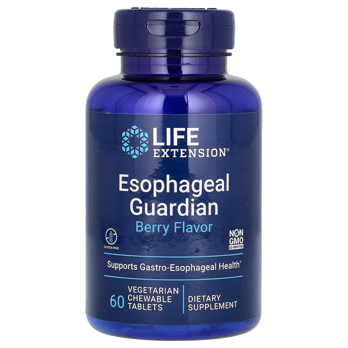 Life Extension - Esophageal Guardian Bærsmag - 60 Tabletter