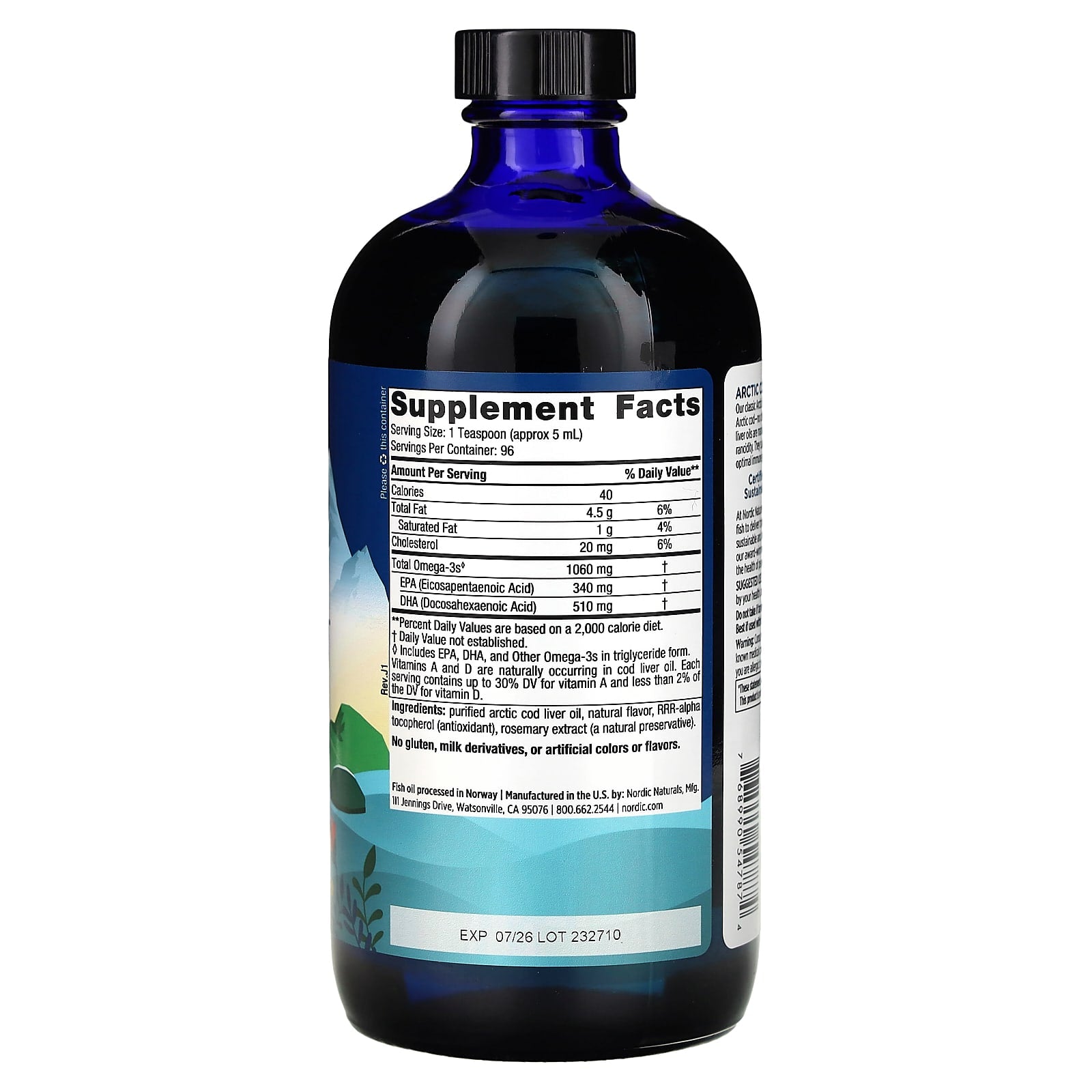 Nordic Naturals - Arctic Cod Liver Oil