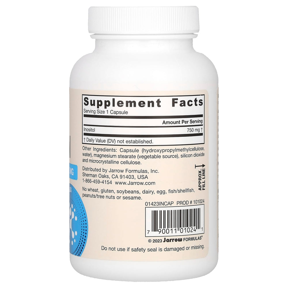 Inositol – 750 mg ingredienser-etikett