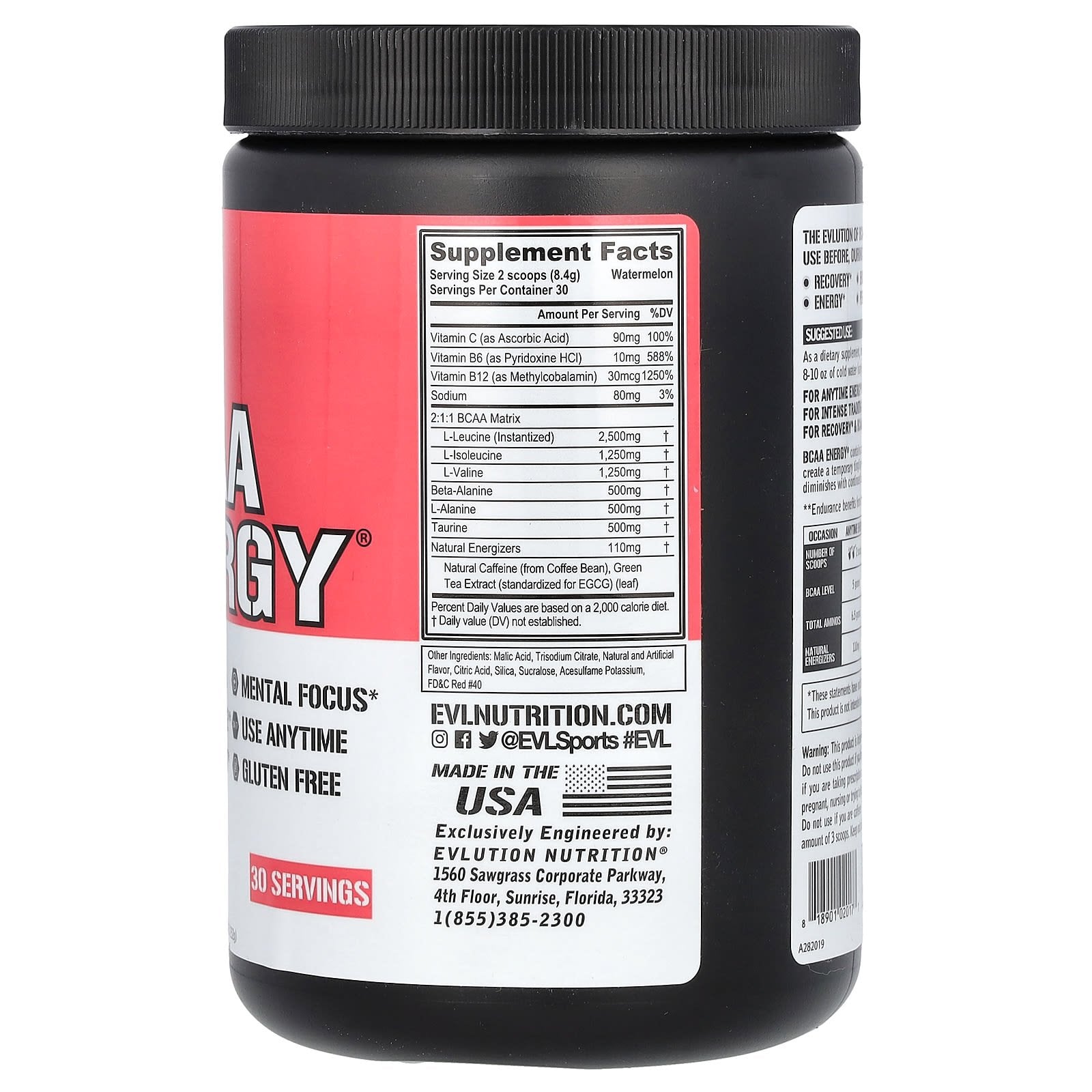 EVLution Nutrition - BCAA Energia