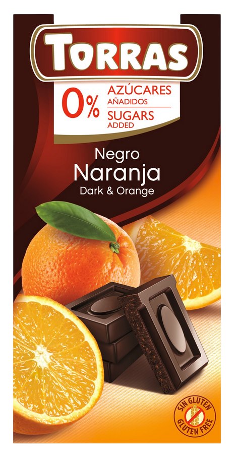 TORRAS Dark Chocolate chokladbar närbild