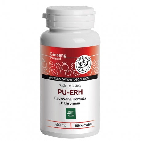 Ginseng Poland Pu-Erh Red Tea With Chromium framsida