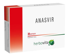 Anasvir – Växtextrakt & Zink baksida med näringsfakta