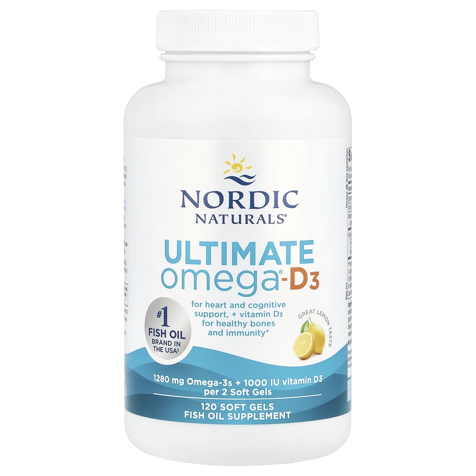 Ultimate Omega-D3 Citron ingredienser
