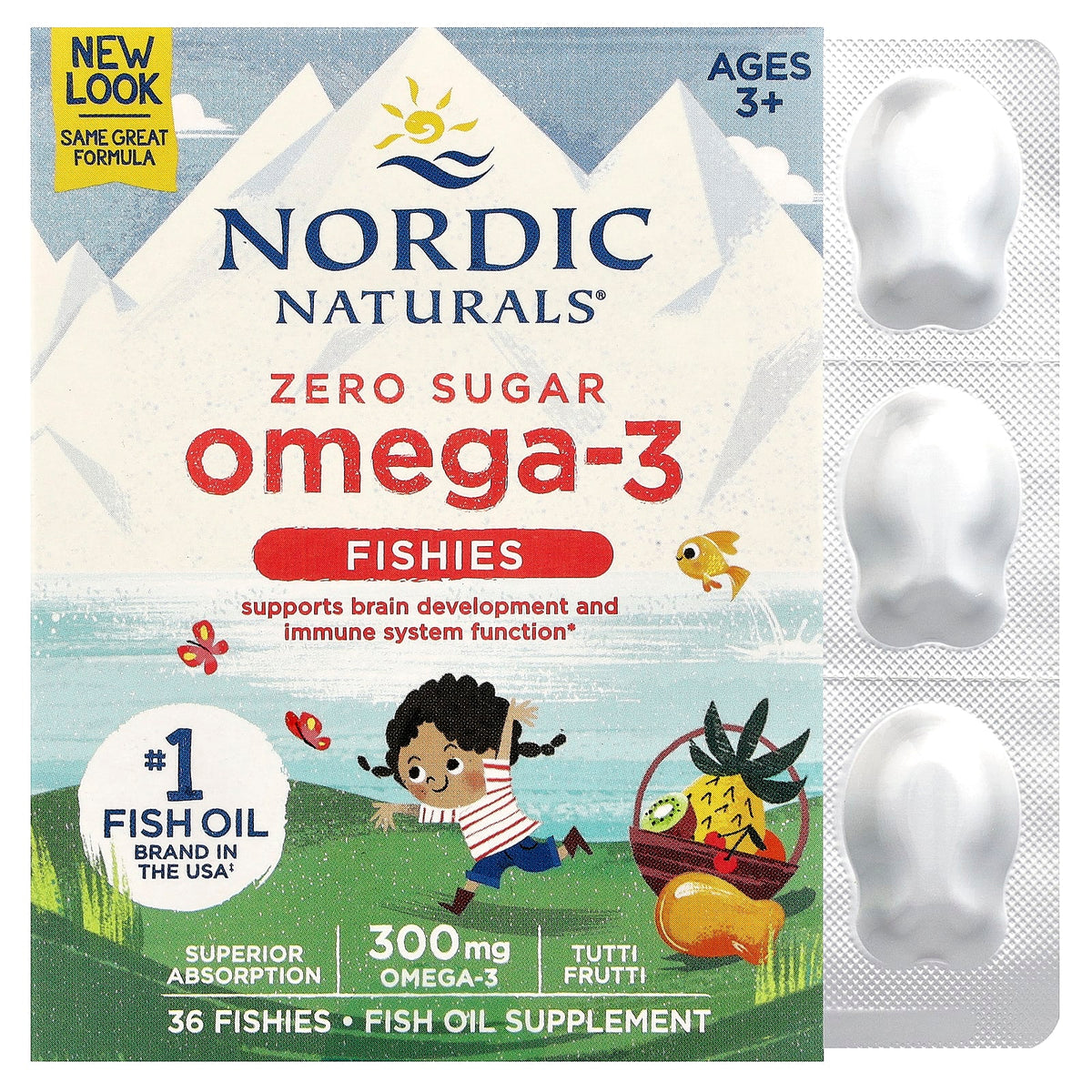 Nordic Naturals Omega-3 Gummies näringsfakta