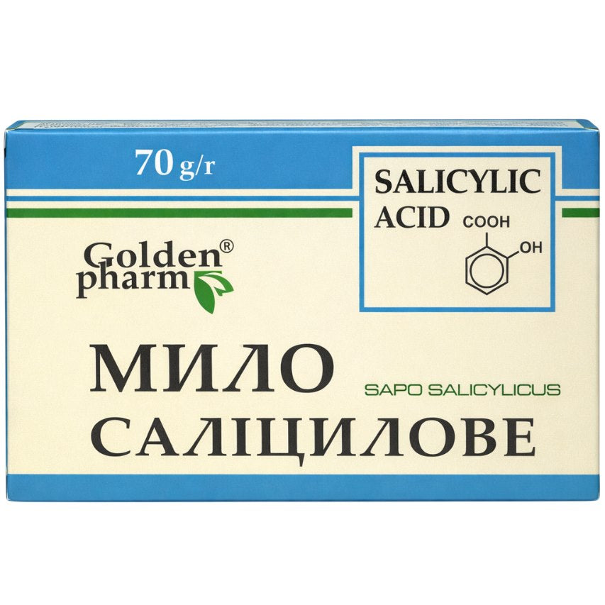 Golden Pharm Salicylic Soap Bar 70g framsida