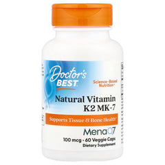 Natural Vitamin K2 MK-7 – 100 mcg MenaQ7® baksida