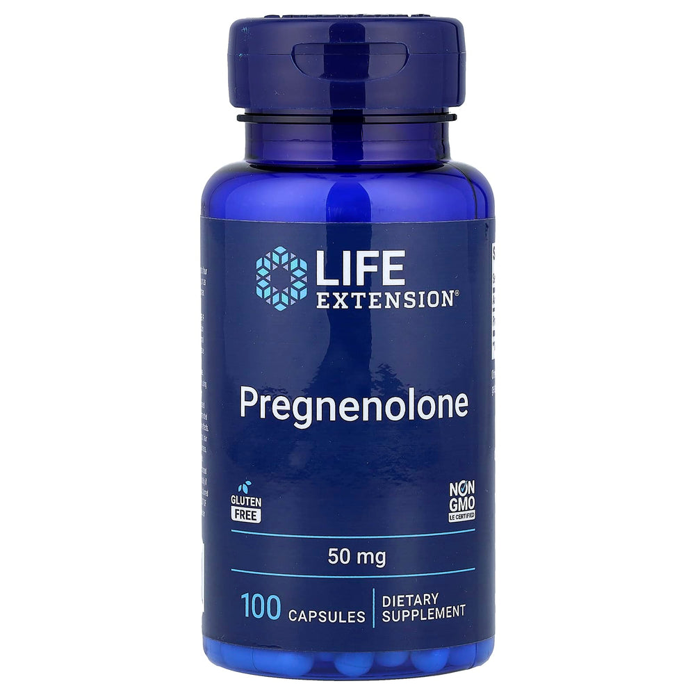 Life Extension Pregnenolone baksida näringsfakta