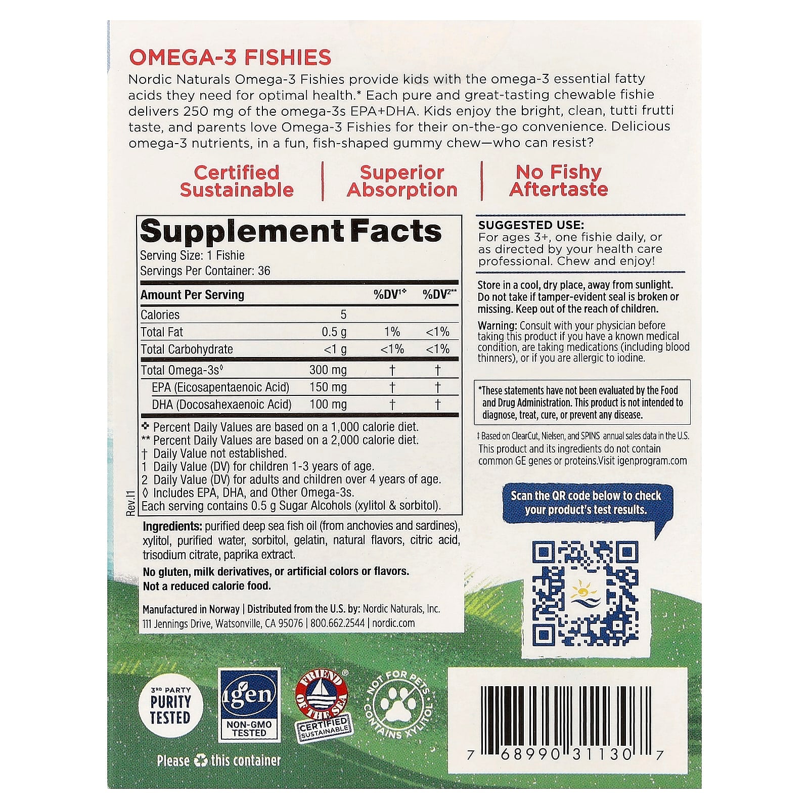 Nordic Naturals - Omega-3 Karkit