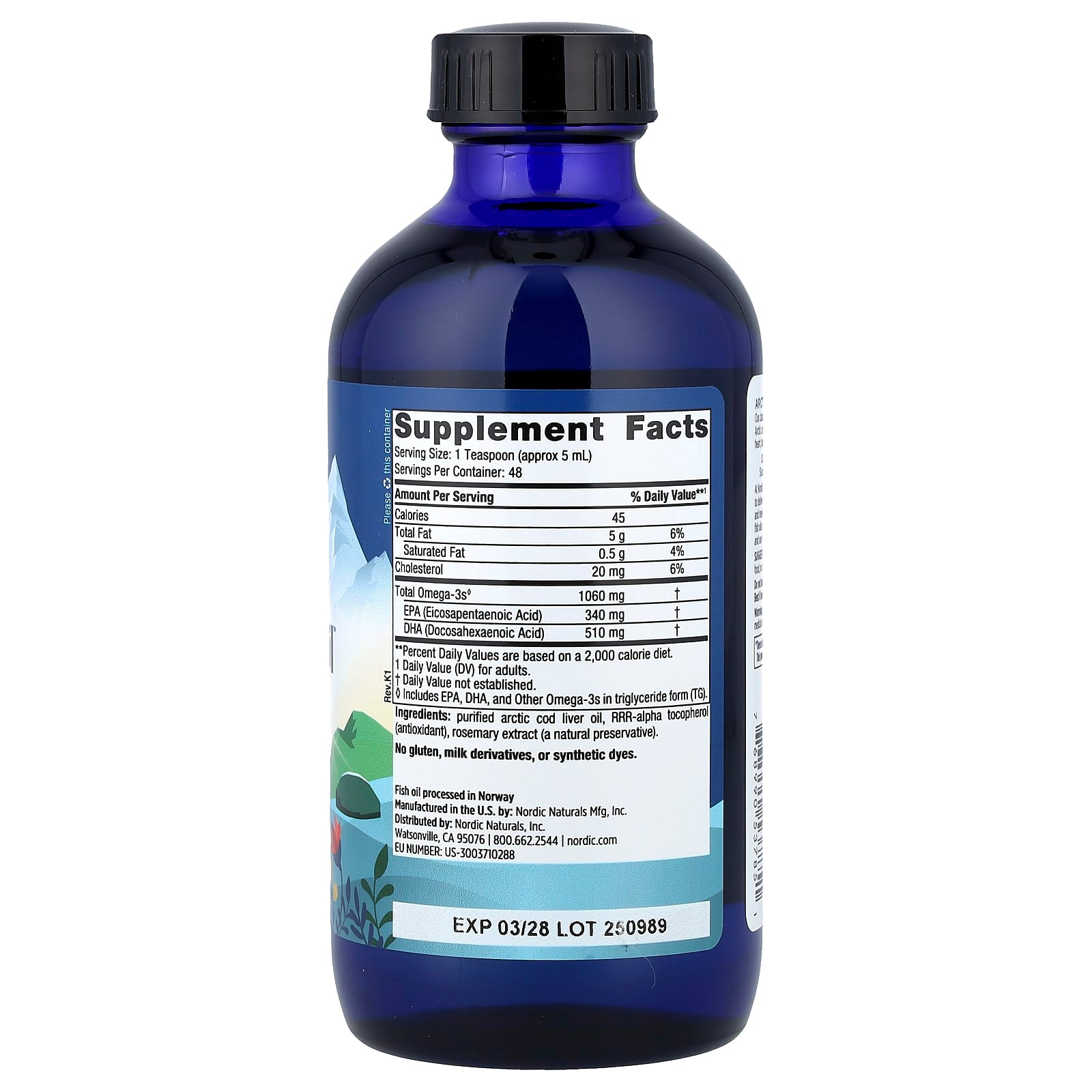 Nordic Naturals - Arctic Cod Liver Oil