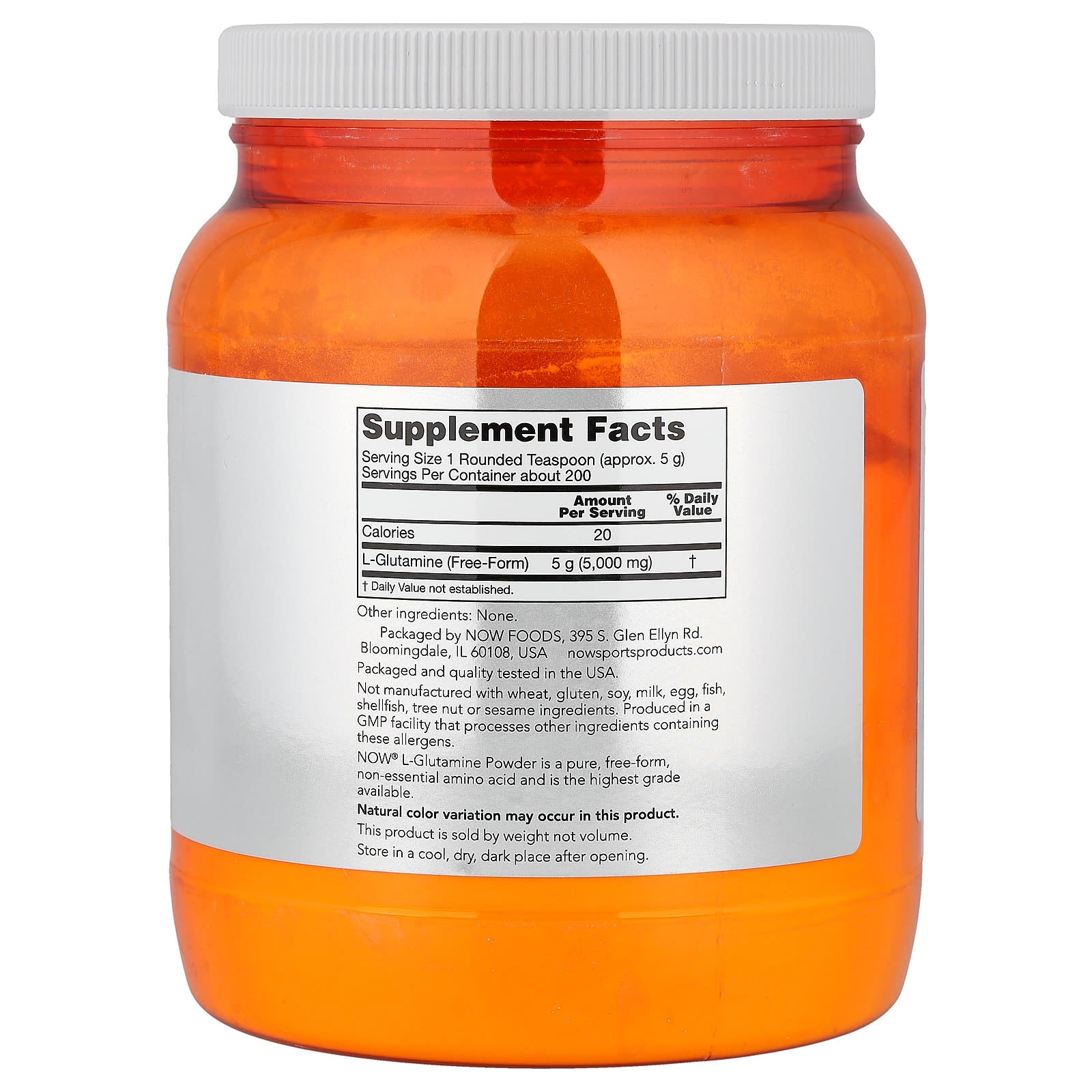 NOW Foods - L-Glutamiini