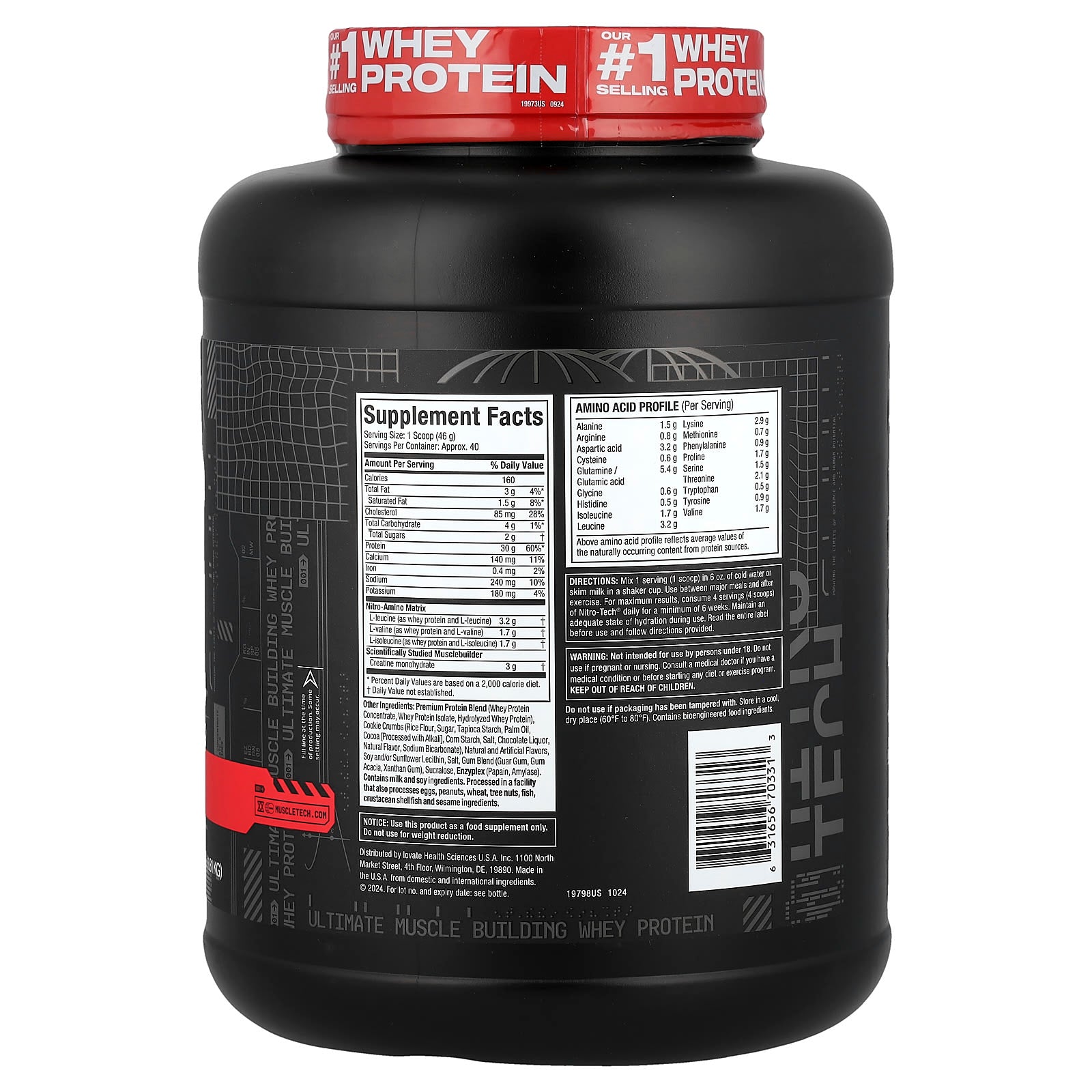 Muscletech - Nitro-Tech Whey Protein