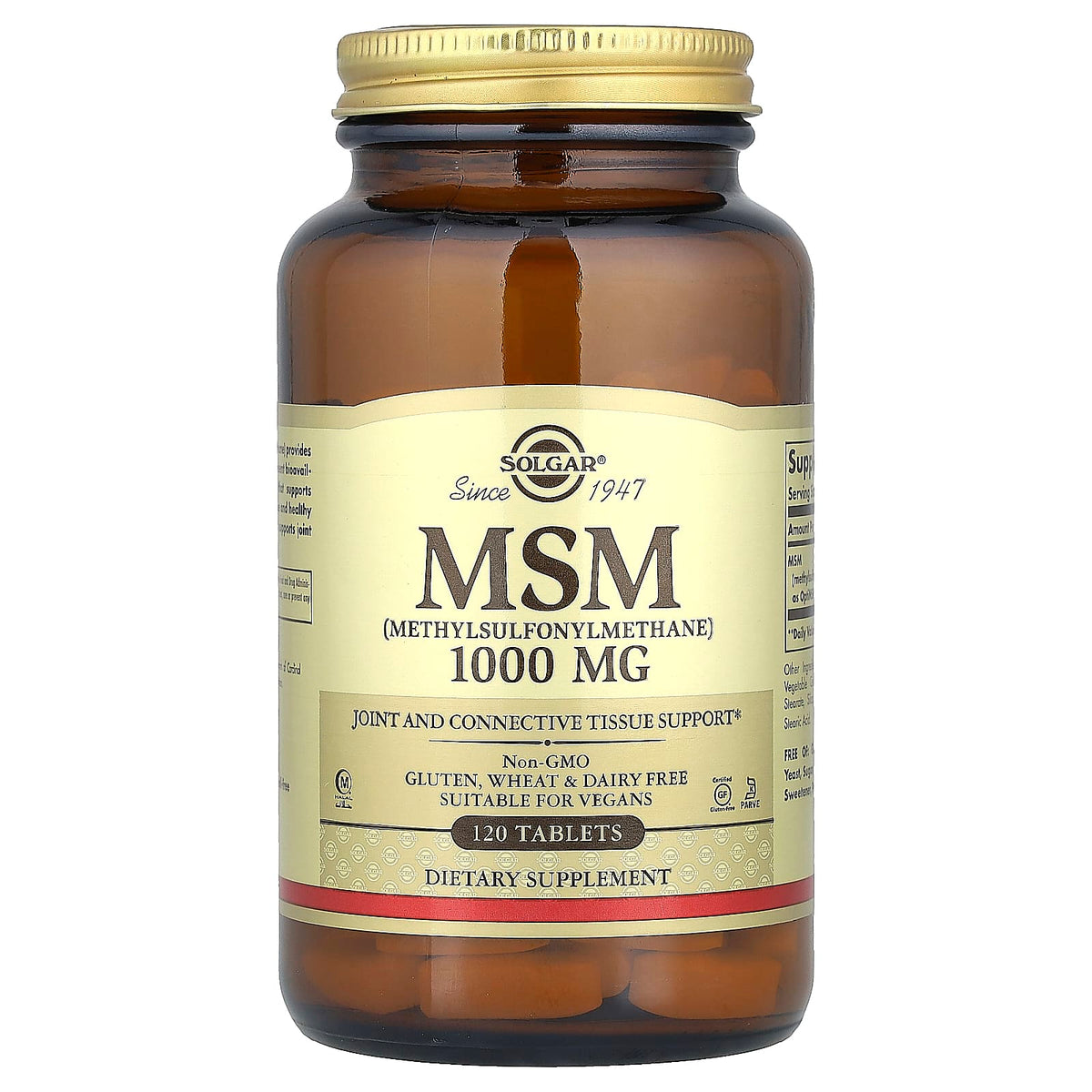 Solgar - MSM (Methylsulfonylmethane) 1000mg