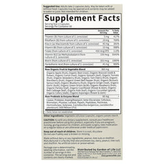 Garden of Life Vitamin Code Raw B-Complex ingredienser