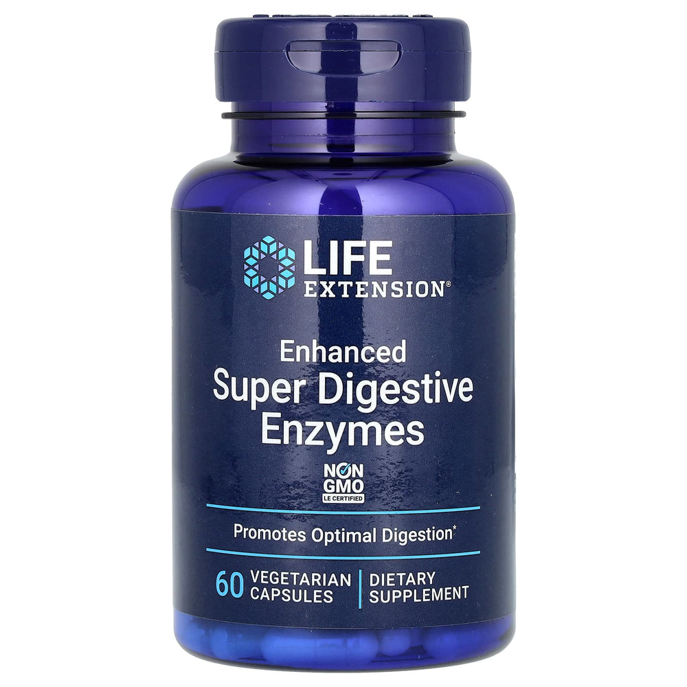 Life Extension Enhanced Super Digestive Enzymes baksida