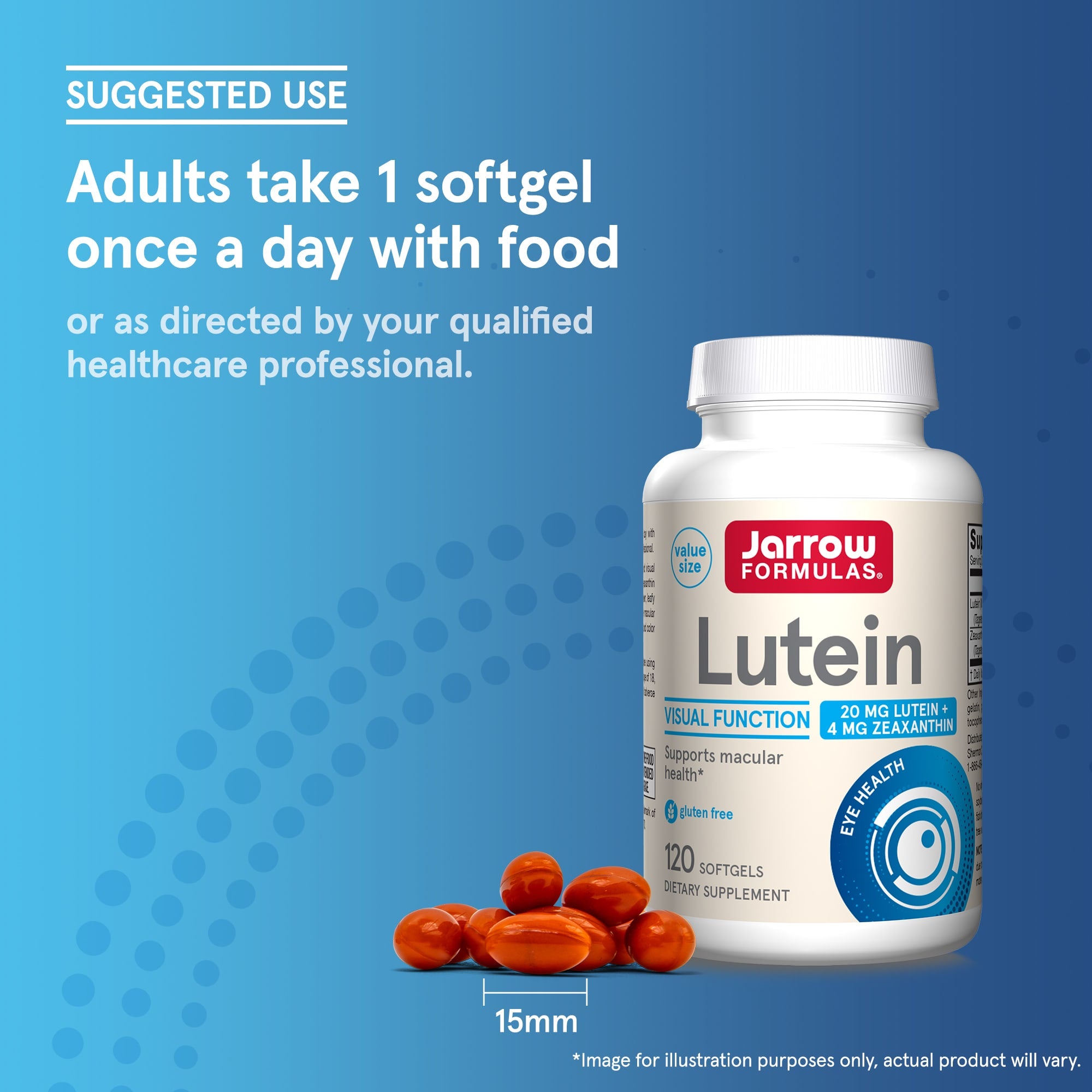 Jarrow Formulas - Lutein, 20mg - 60 Sgels