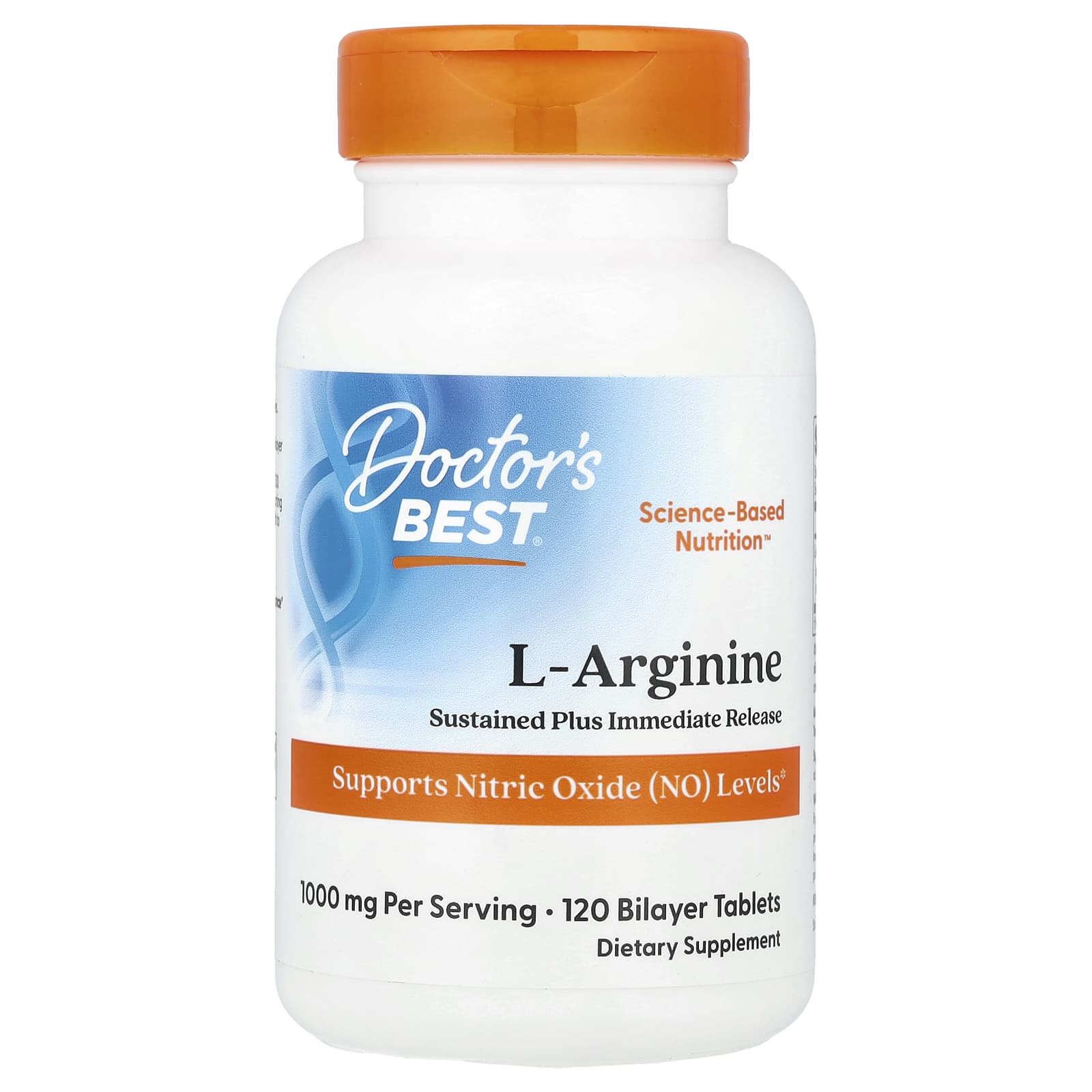 L-Arginine 500 mg baksida näringsfakta