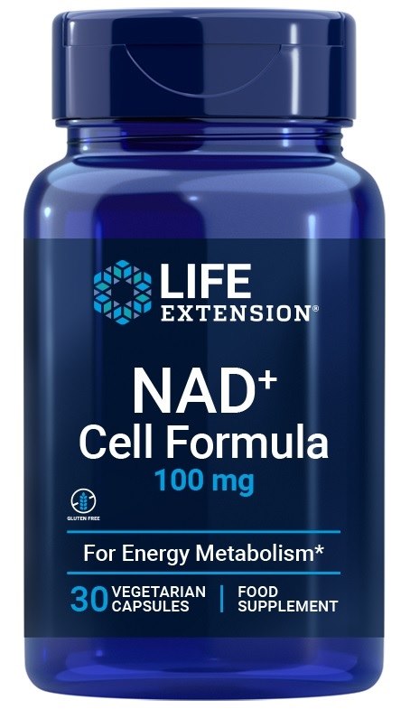 NAD+ Cell Formula näringsfakta och ingredienser baksida