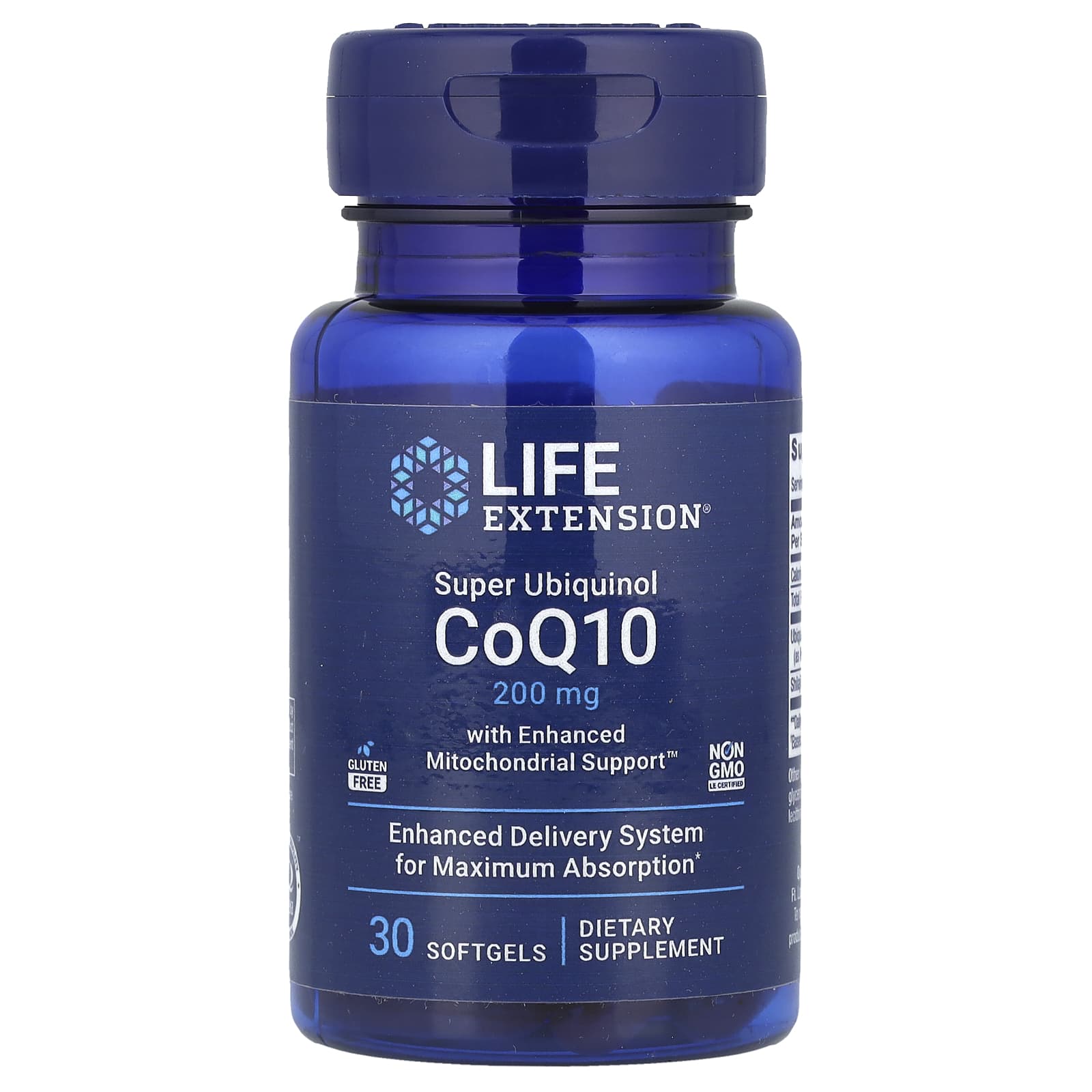 Ubiquinol CoQ10 kapseldetalj