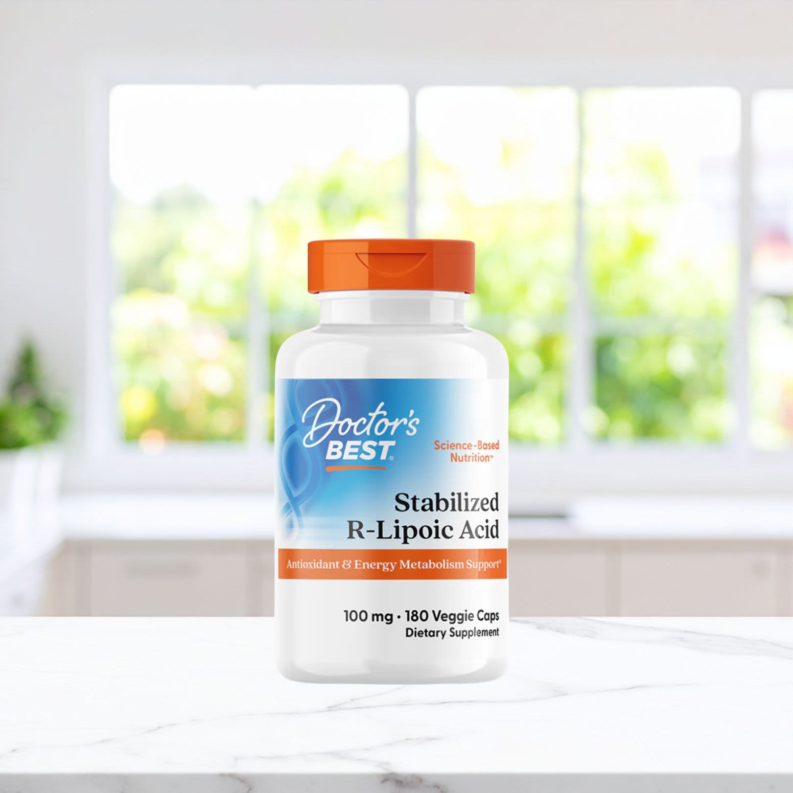 Doctor's Best - Stabiloitu R-Lipoiinihappo NA-Ralan kanssa, 100mg - 180 Vcaps