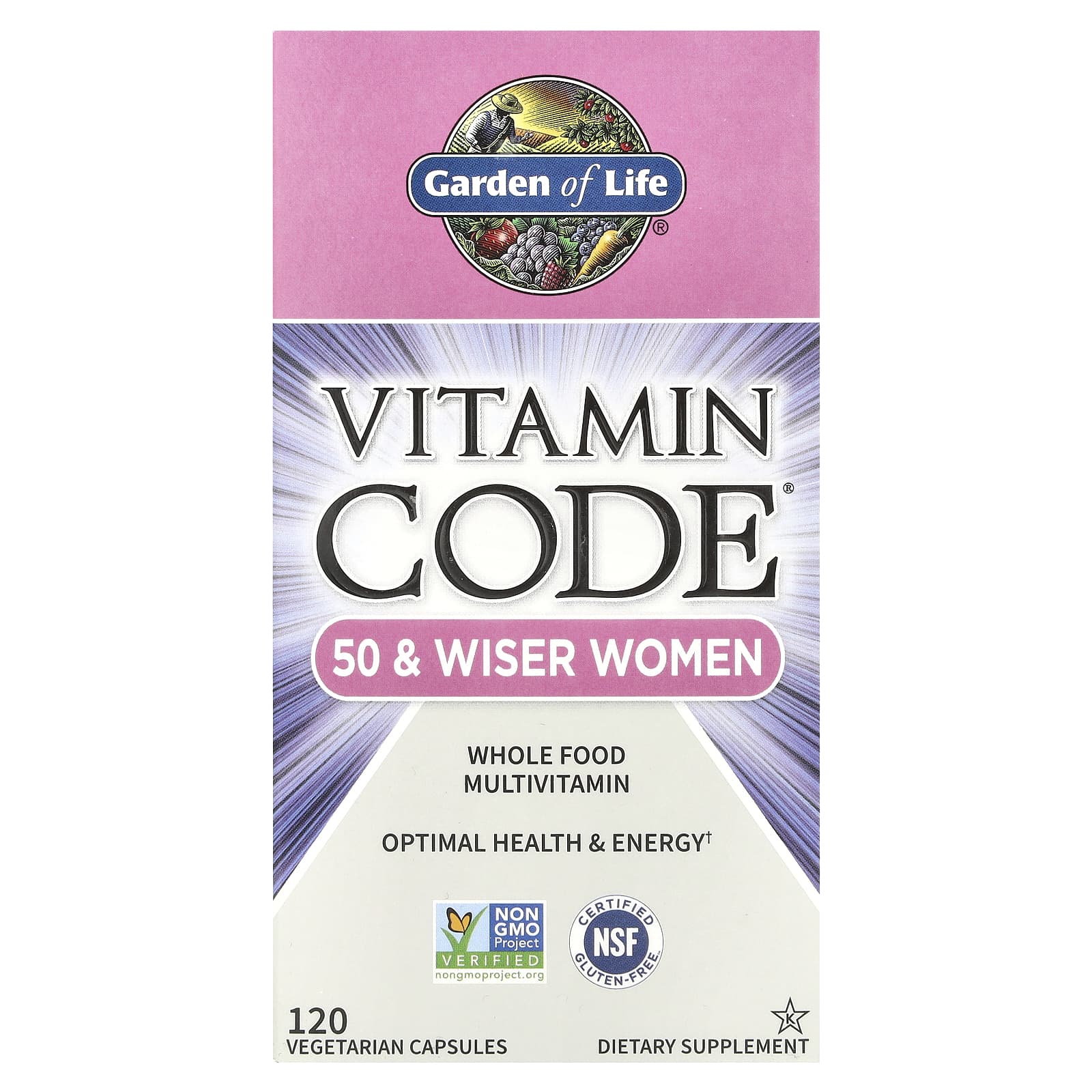 Garden Of Life - Vitamin Code 50 & Wiser Women