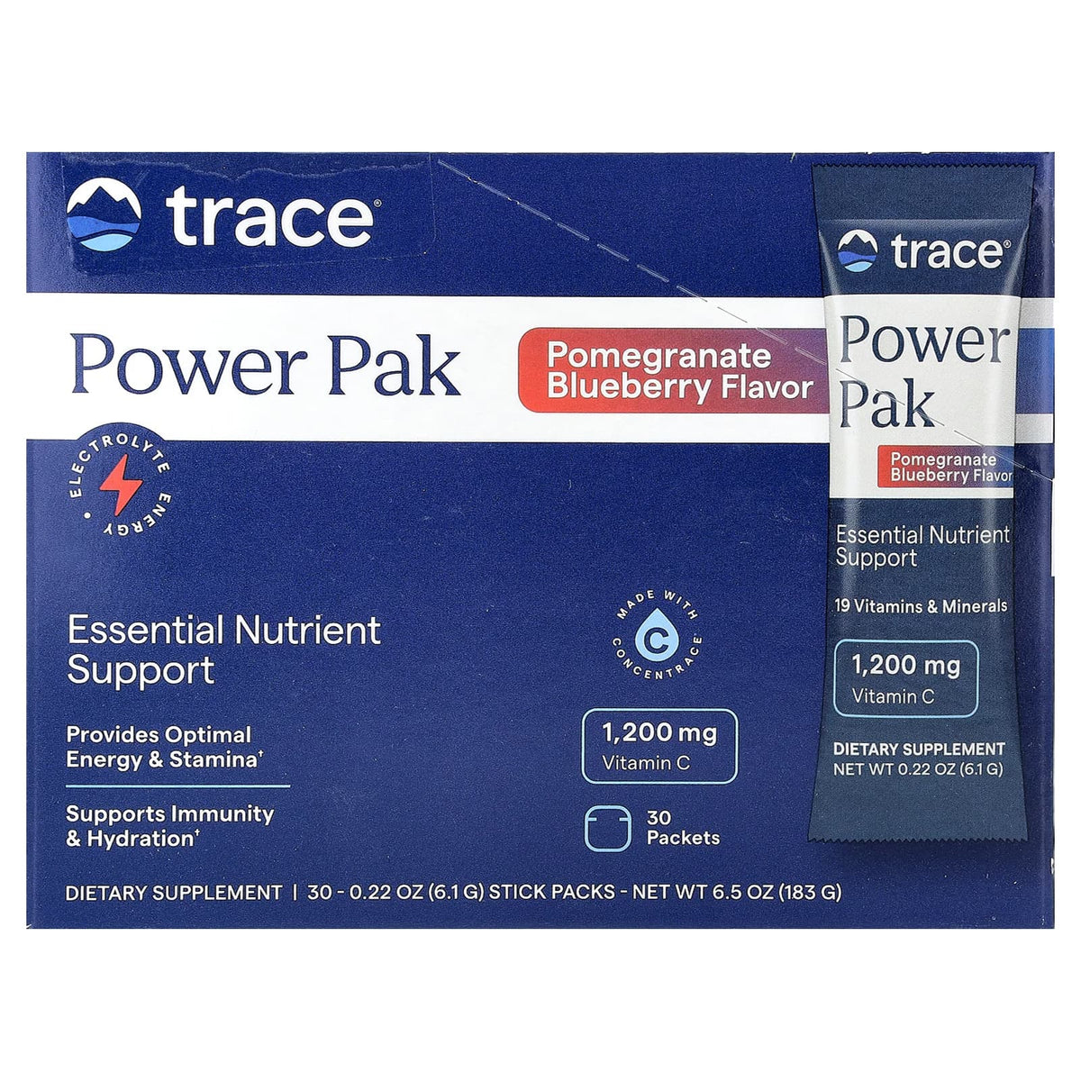 Trace Minerals - Pomegranate Blueberry - 30 Sachets