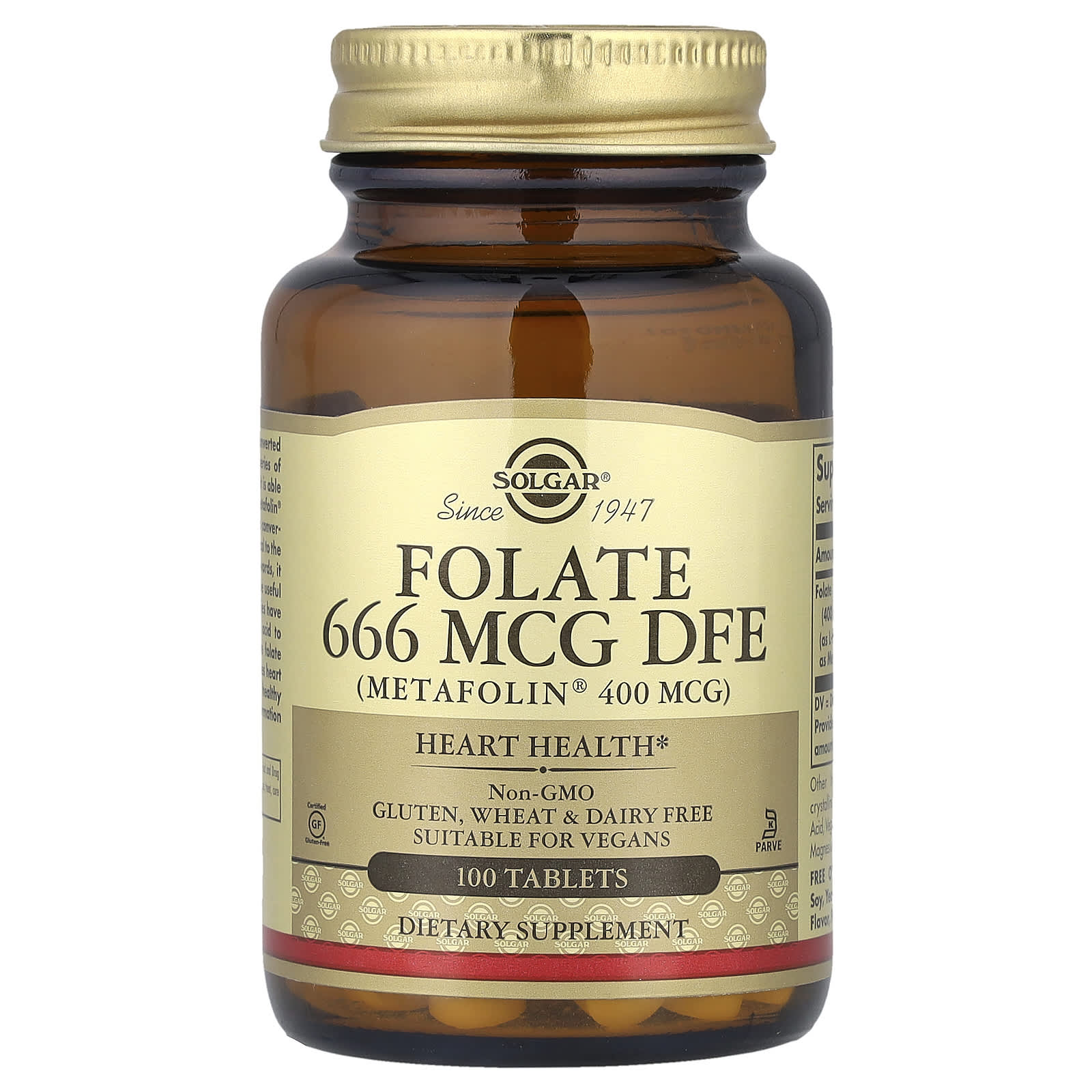 Solgar - Metafolin - Folate-tuki