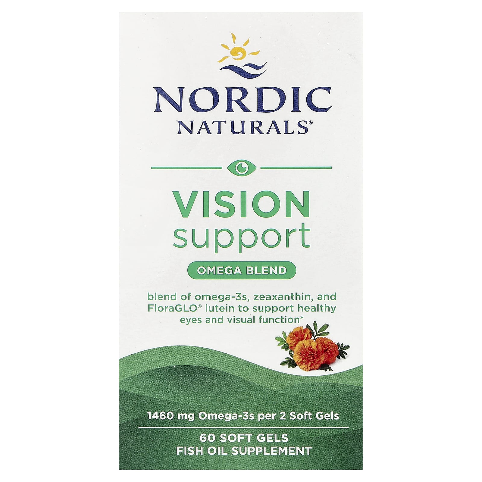 Nordic Naturals Vision Support framsida