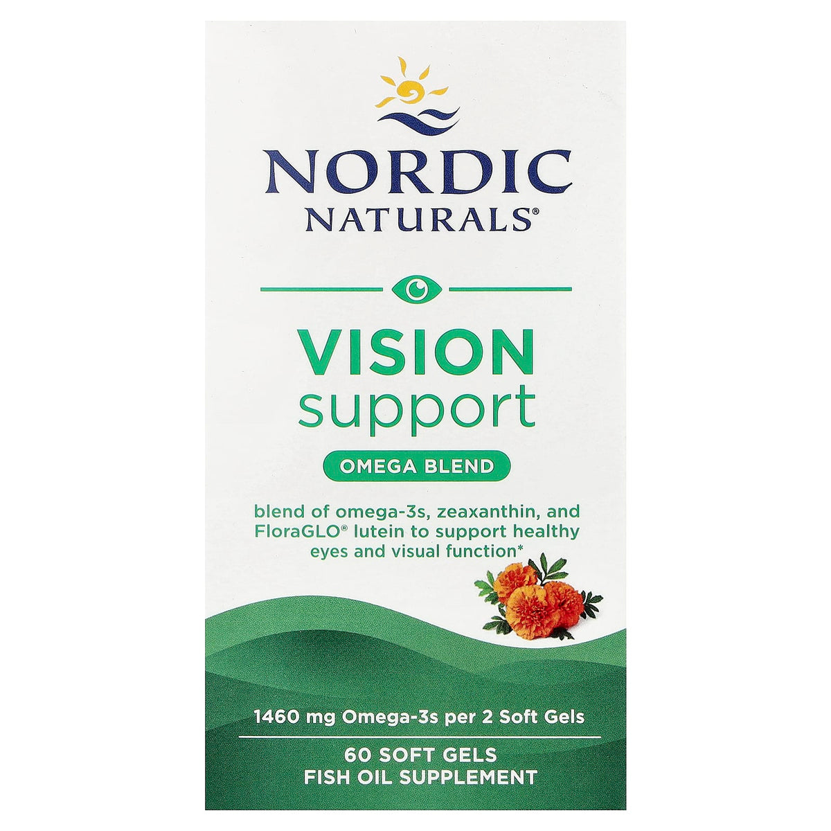 Nordic Naturals Vision Support framsida