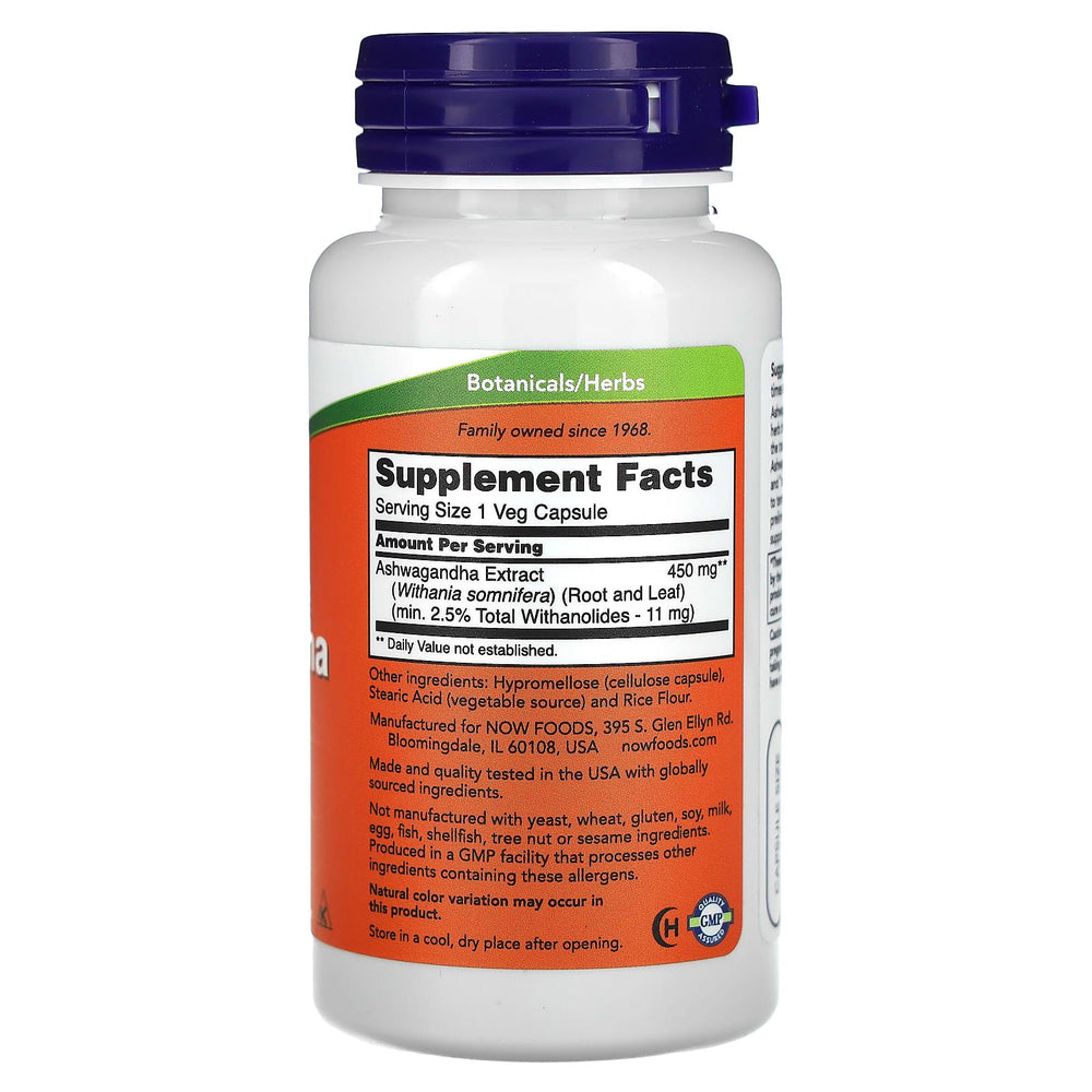 Ashwagandha Extract 450 mg produktöversikt