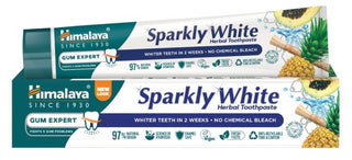 Sparkly White Herbal Tandkräm baksida näringsfakta
