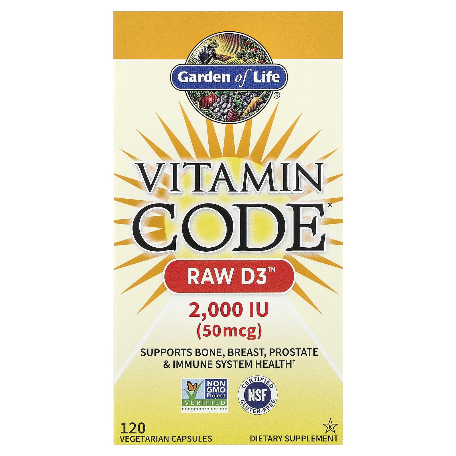 Vitamin Code Raw D3 kapsel närbild