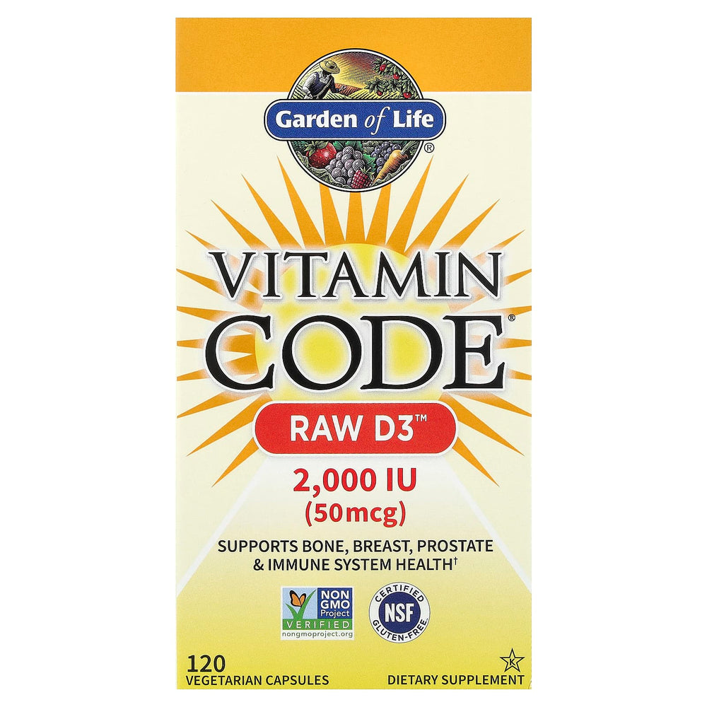 Vitamin Code Raw D3 kapsel närbild