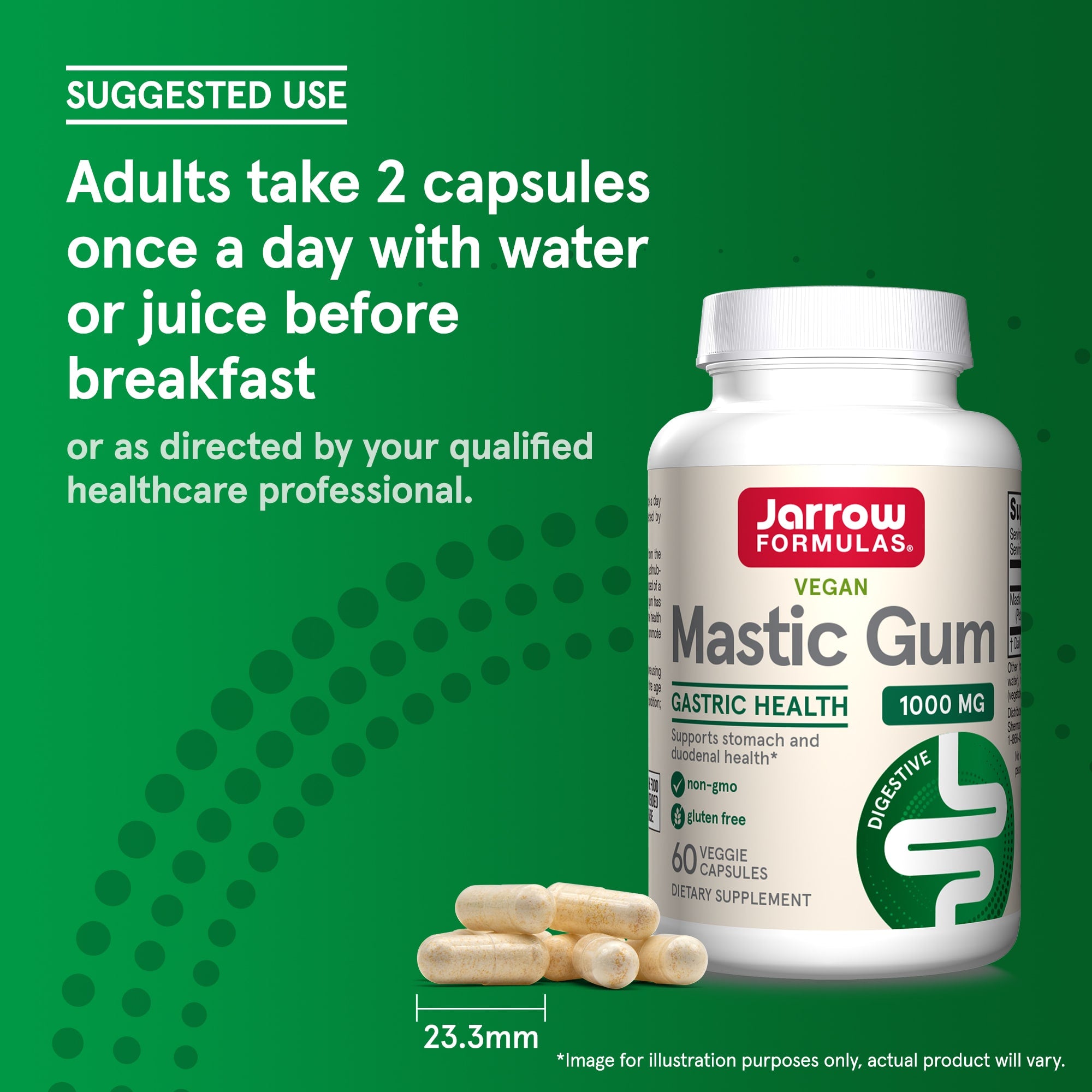 Jarrow Formulas Mastic Gum förpackning öppen