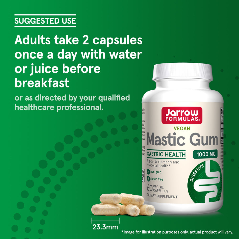 Jarrow Formulas Mastic Gum förpackning öppen