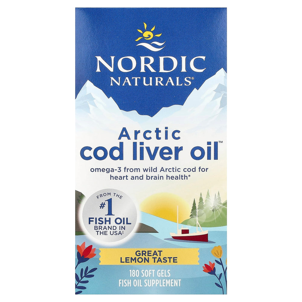 Arctic Cod Liver Oil baksida näringsfakta