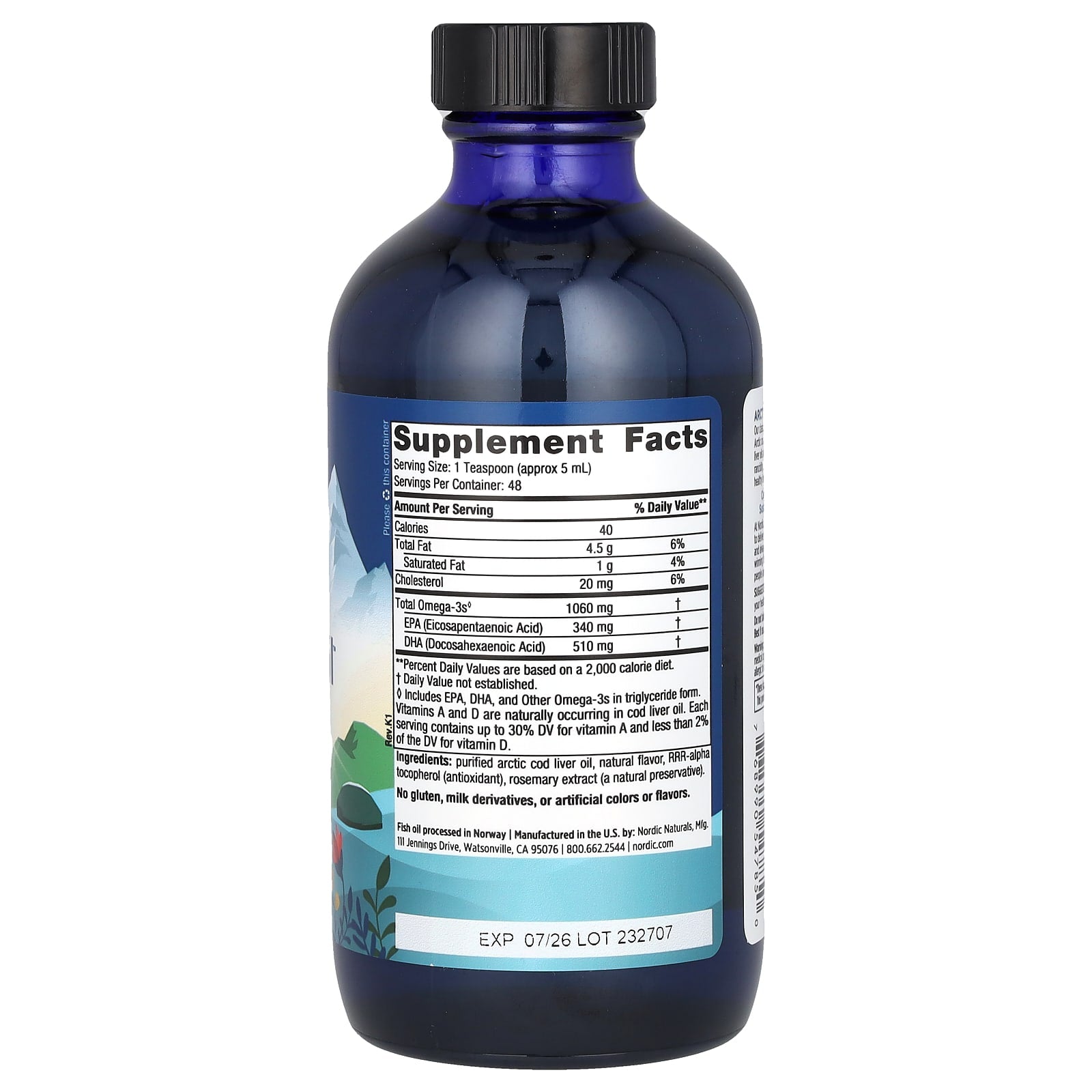 Nordic Naturals - Arctic Cod Liver Oil