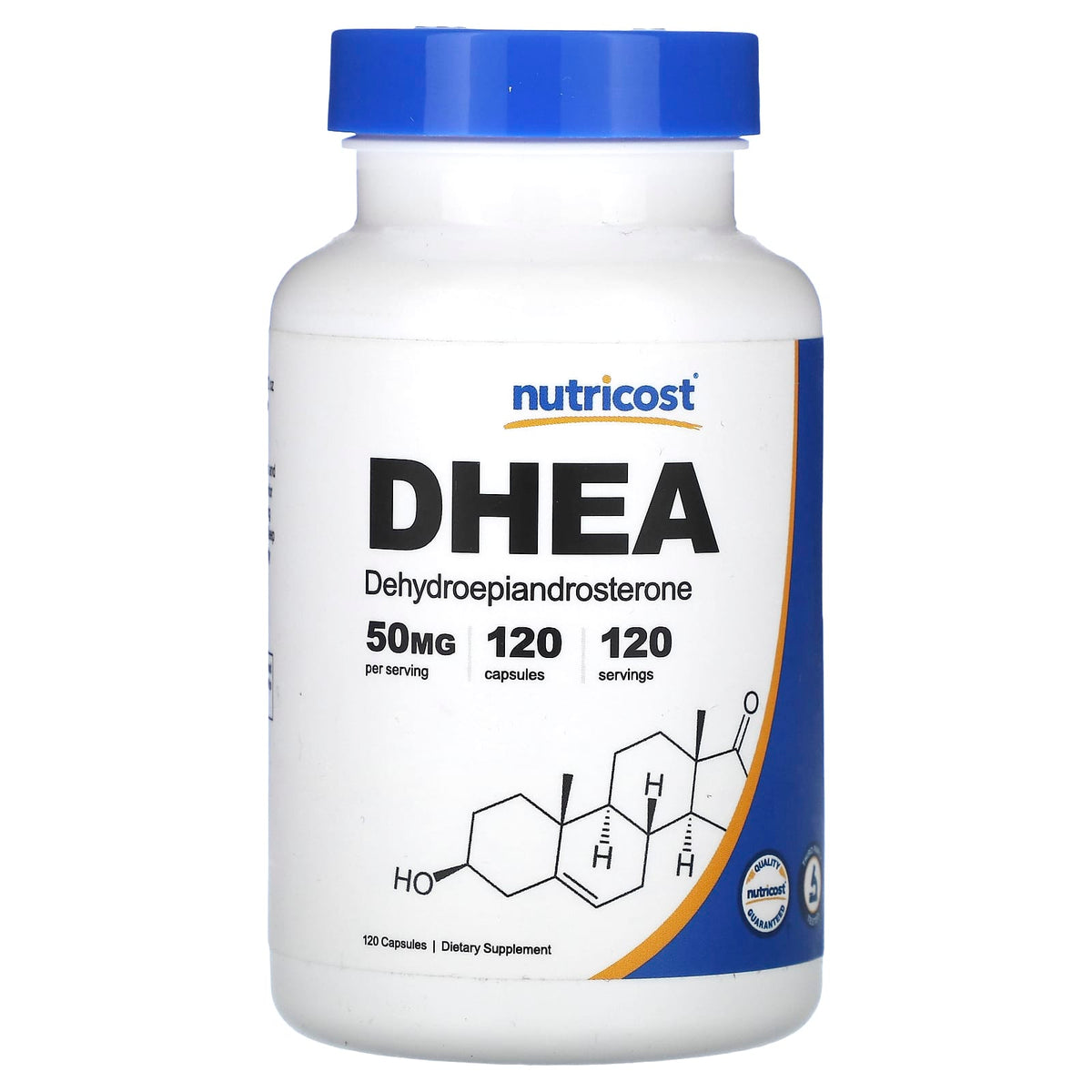 DHEA 50mg produktdetalj och märkning