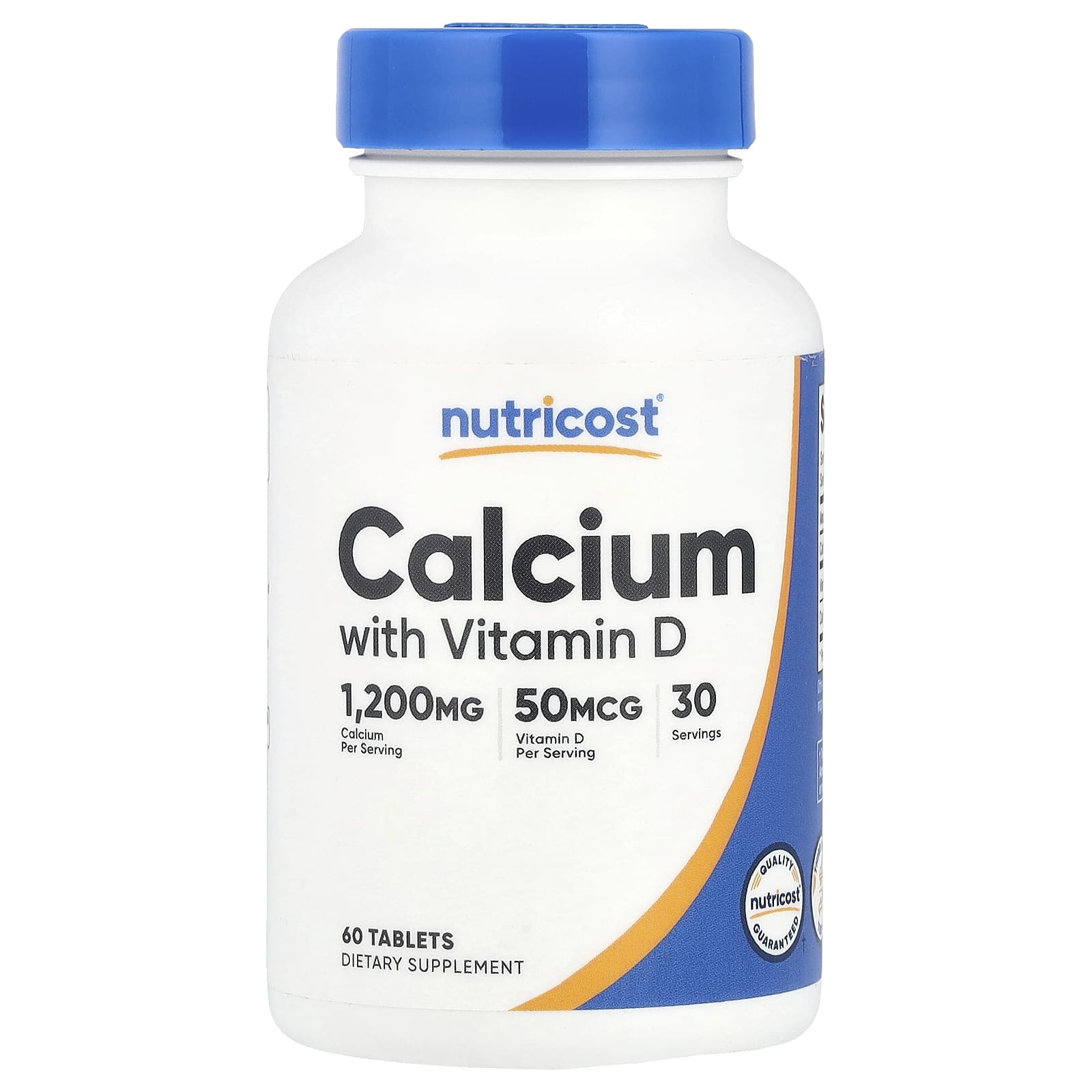 Kalcium med Vitamin D3 – 60 tabletter framsida