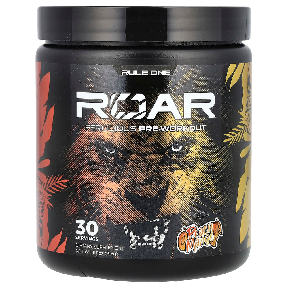 Rule One Roar öppen förpackning med pulver
