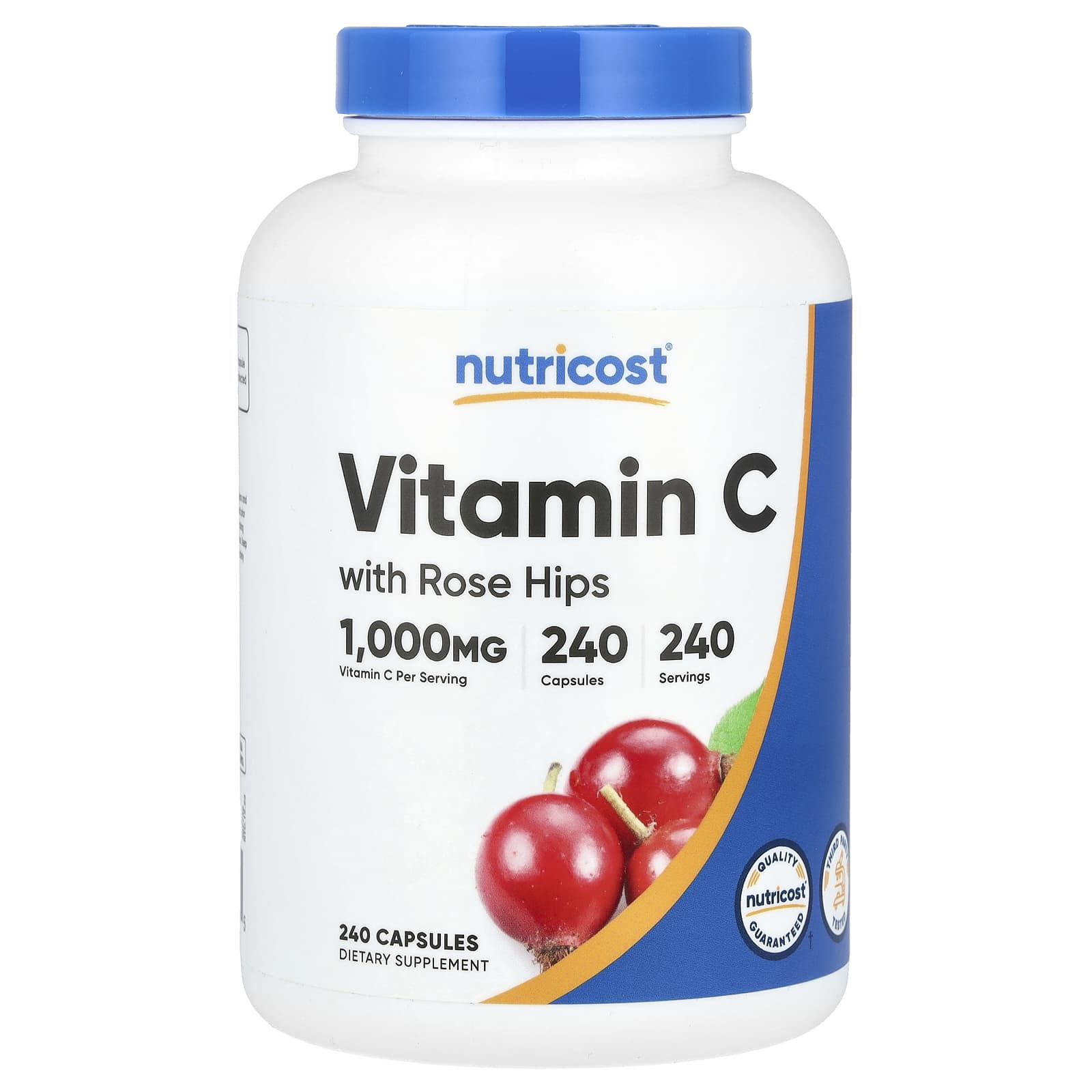 Nutricost Vitamin C with Rose Hips Caps framsida