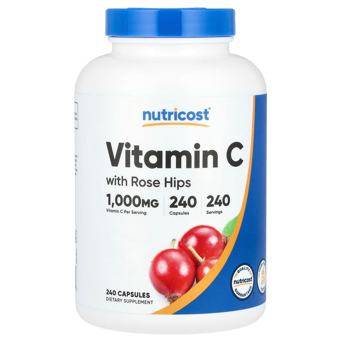 Nutricost Vitamin C with Rose Hips Caps framsida